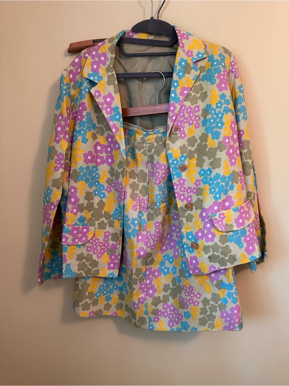 True Vintage floral skirt and blazer